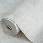 Abstract Plain Fabric Textured Wallpaper Silver Code 3710-2