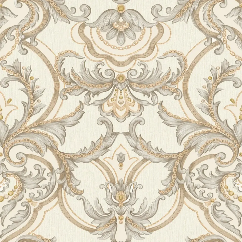 Classical Damask Wallpaper Cream Code 1308-2 - Image 5