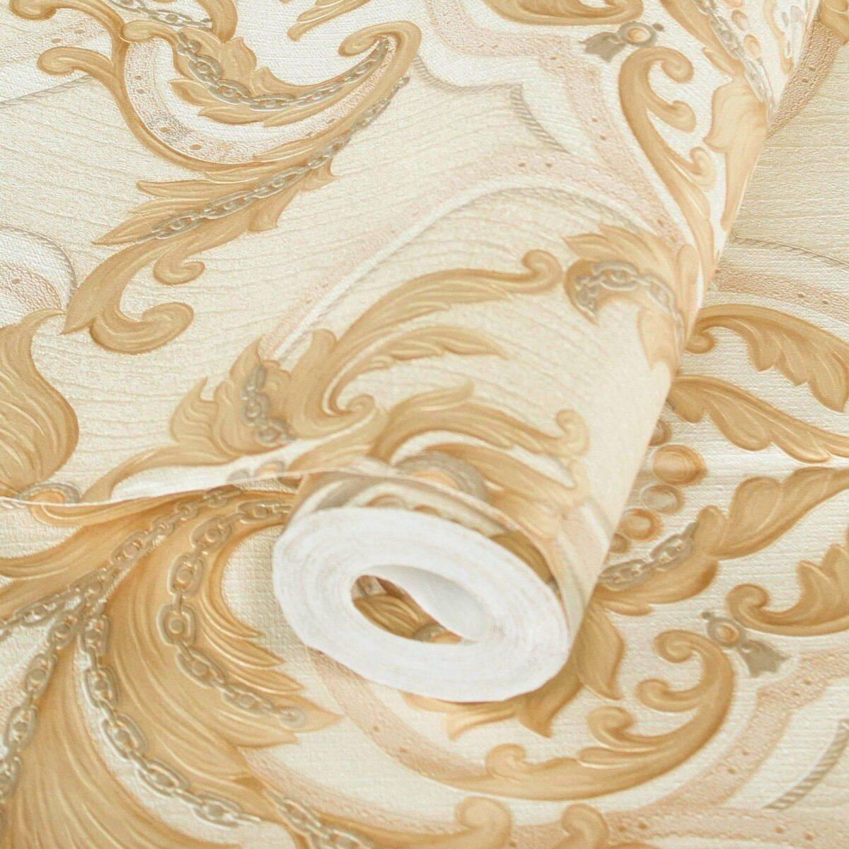 Classical Damask Wallpaper Brown Code 1308-3 - Image 1
