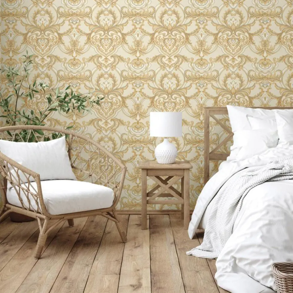 Classical Damask Wallpaper Brown Code 1308-3 - Image 6