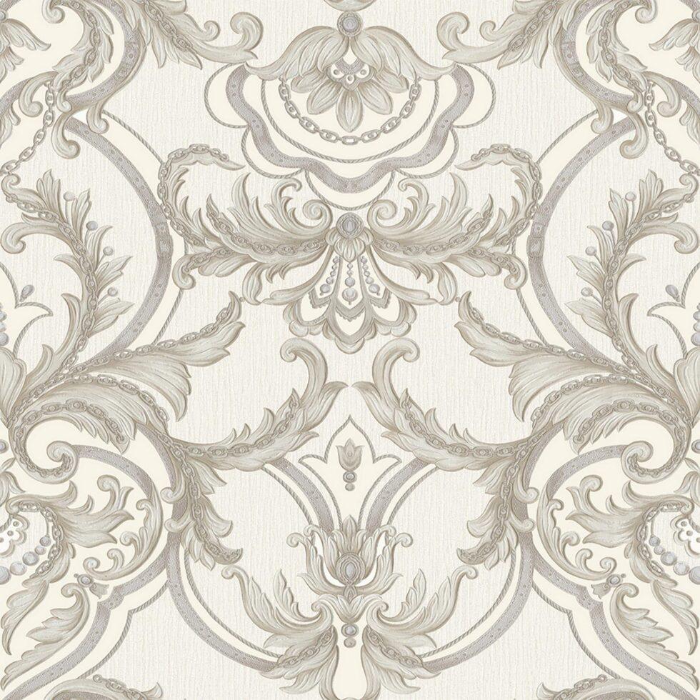 Classical Damask Wallpaper White Code 1308-1 - Image 5