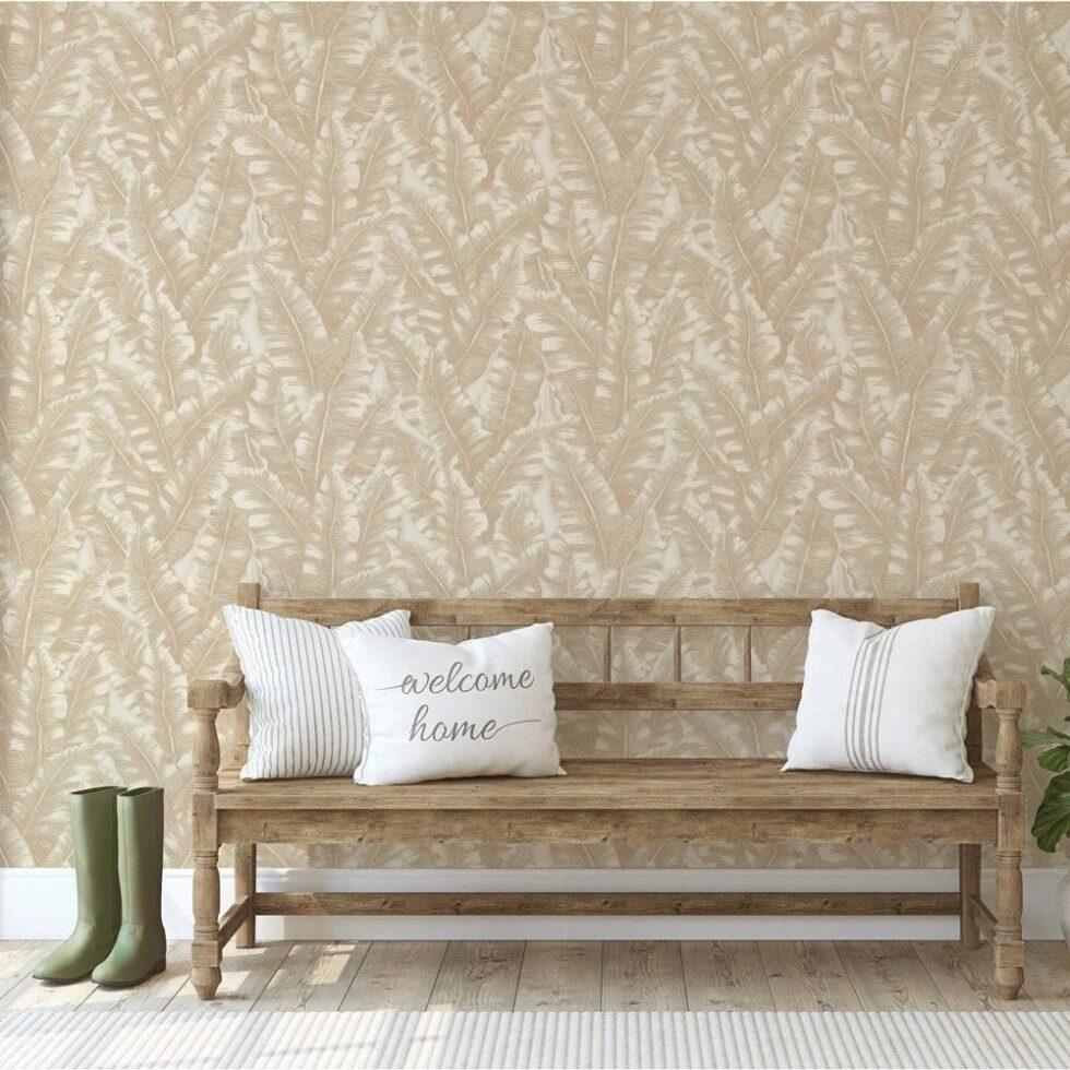 Banana Leaf Wallpaper Cream Code 1507-2 - Image 6