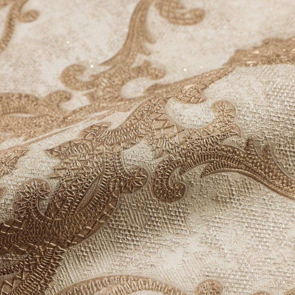 Rich Damask Wallpaper Cream Code 1303-3 - Image 4