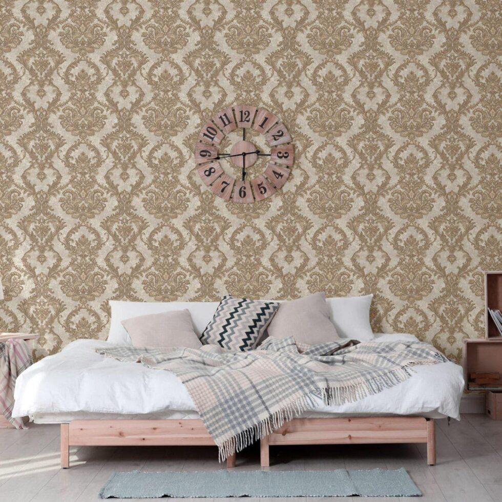 Rich Damask Wallpaper Cream Code 1303-3 - Image 6