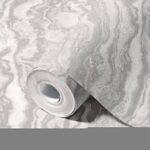 Modern Stone Design Wallpaper Silver Code 23102-2