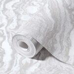 Modern Stone Design Wallpaper White Code 23102-1