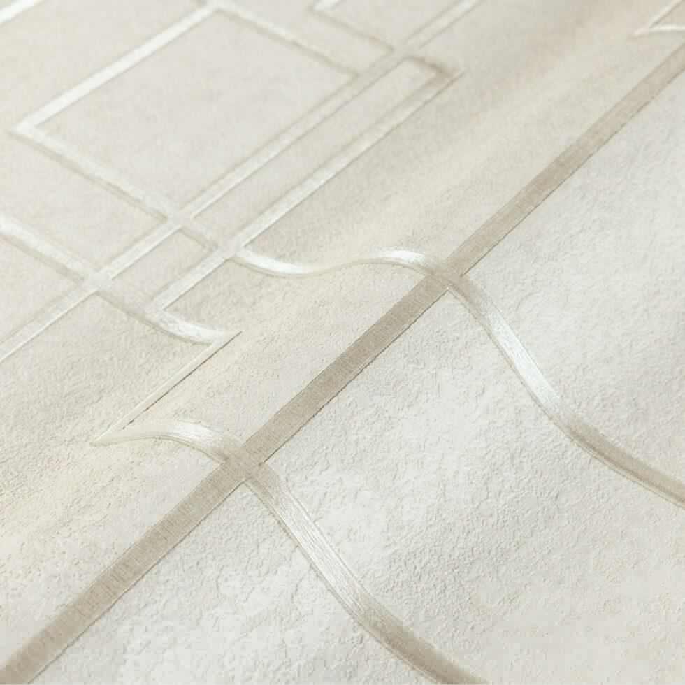 Geometric Wallpaper Cream Code 1202-2 - Image 4