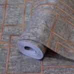 Geometric Wallpaper Brown Code 1202-5