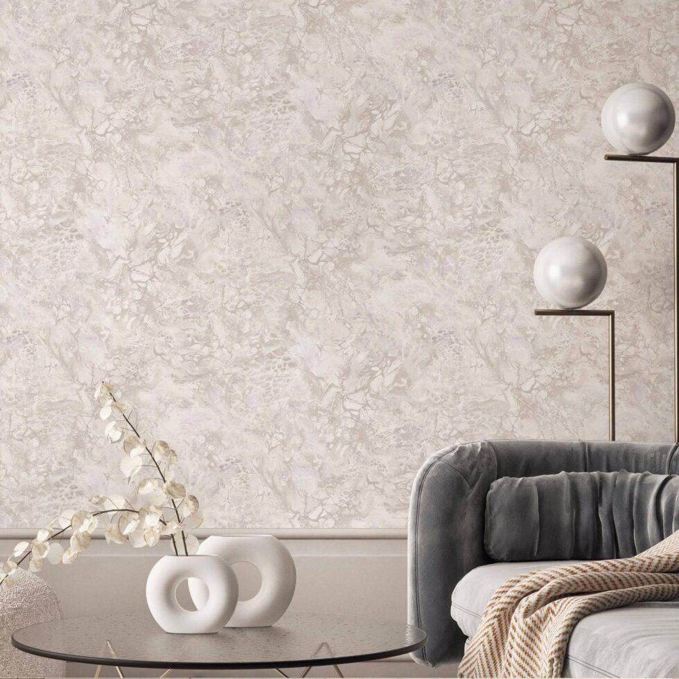 Modern Stone Design Wallpaper Cream Code 23101-6 - Image 2