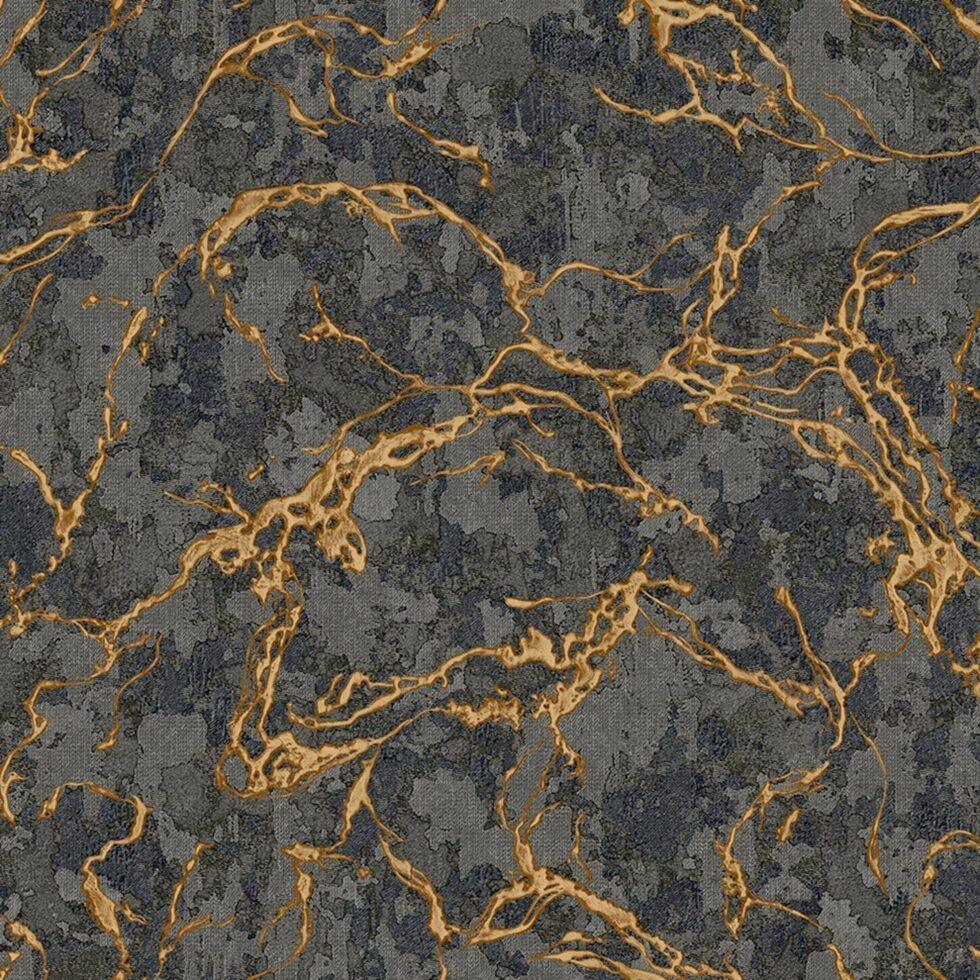 Gold Vein Shaped Design Wallpaper Black Code 1503-5 - Image 4