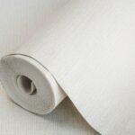 Natural Fabric Burlap Texture Wallpaper Silver Code 3707-2