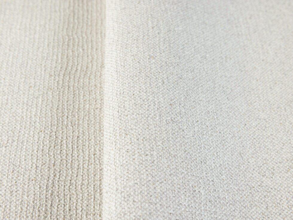 Rough Natural Linen Fabric Pattern Wallpaper White Code 3719-1 - Image 5