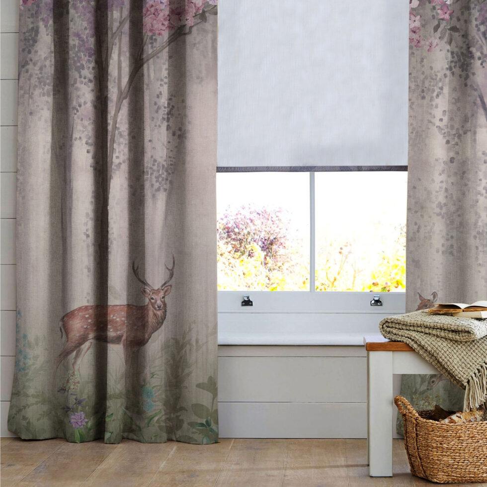 AdaHome Eyelet Curtains Collection Available in a Variety of Martials and Multicoloured - Code P300