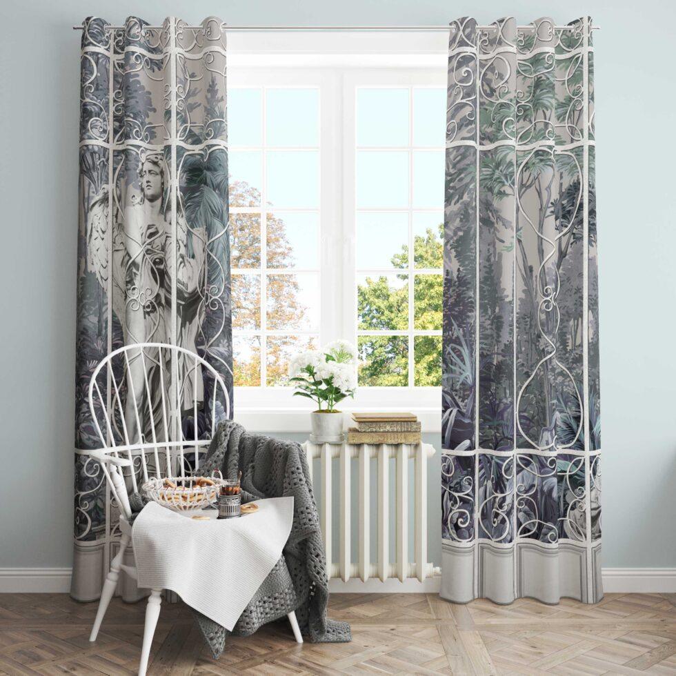 AdaHome Eyelet Curtains Collection Available in a Variety of Martials and Multicoloured - Code P301