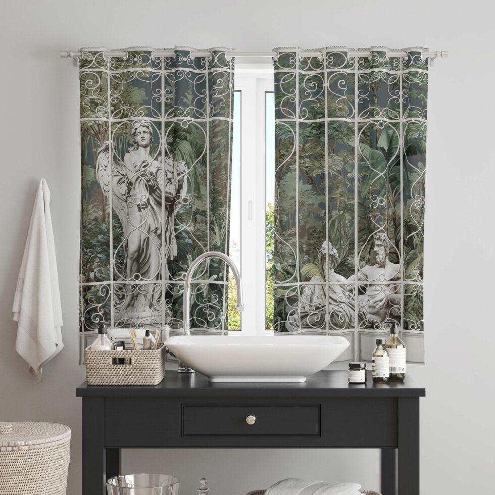 AdaHome Eyelet Curtains Collection Available in a Variety of Martials and Multicoloured - Code P301 - Image 2