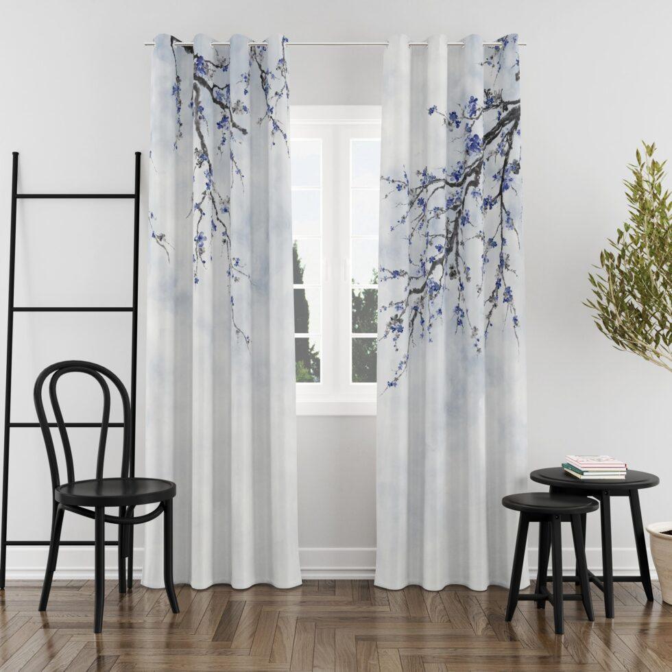 AdaHome Eyelet Curtains Collection Available in a Variety of Martials and Multicoloured - Code P302 - Image 2