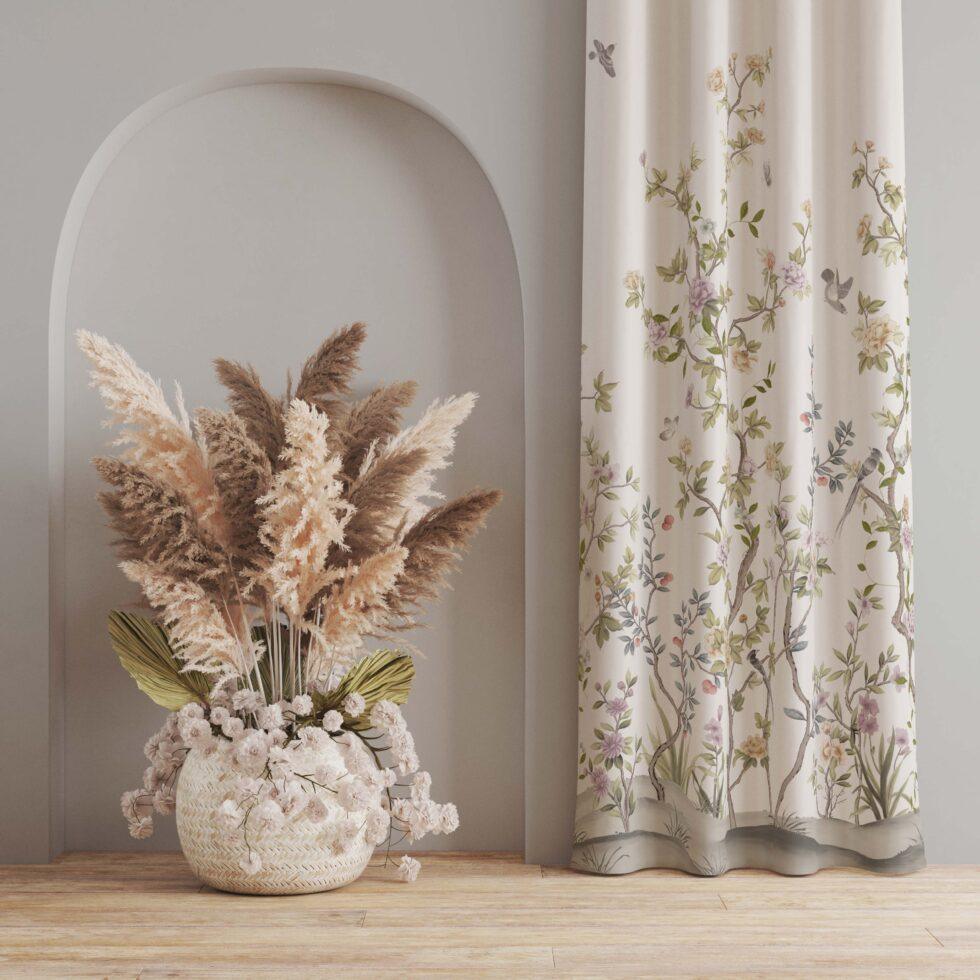 AdaHome Eyelet Curtains Collection Available in a Variety of Martials and Multicoloured - Code P303