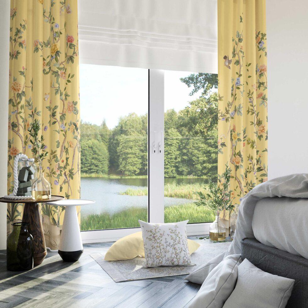 AdaHome Eyelet Curtains Collection Available in a Variety of Martials and Multicoloured - Code P303 - Image 2