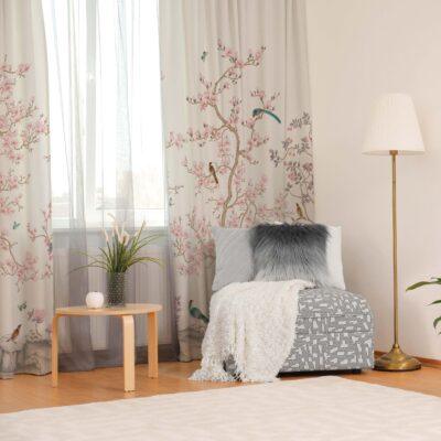 AdaHome Eyelet Curtains Collection Available in a Variety of Martials and Multicoloured - Code P304