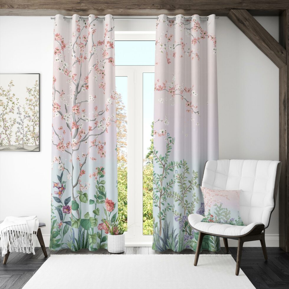 Code P306 - Lined Eyelet SUDEE Curtain Collection Multicoloured - Image 5