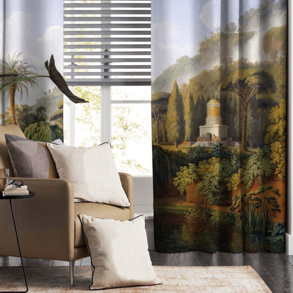 AdaHome Eyelet Curtains Collection Available in a Variety of Martials and Multicoloured - Code P317 - Image 4