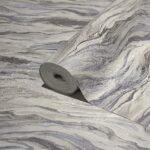 Modern Marble Design Wallpaper Blue Gray Code 23207-3