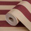Striped Wallpaper Red Code 3704-9