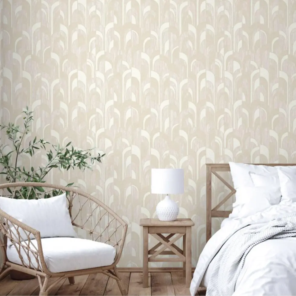 Modern Wallpaper Cream Code 1209-2 - Image 5