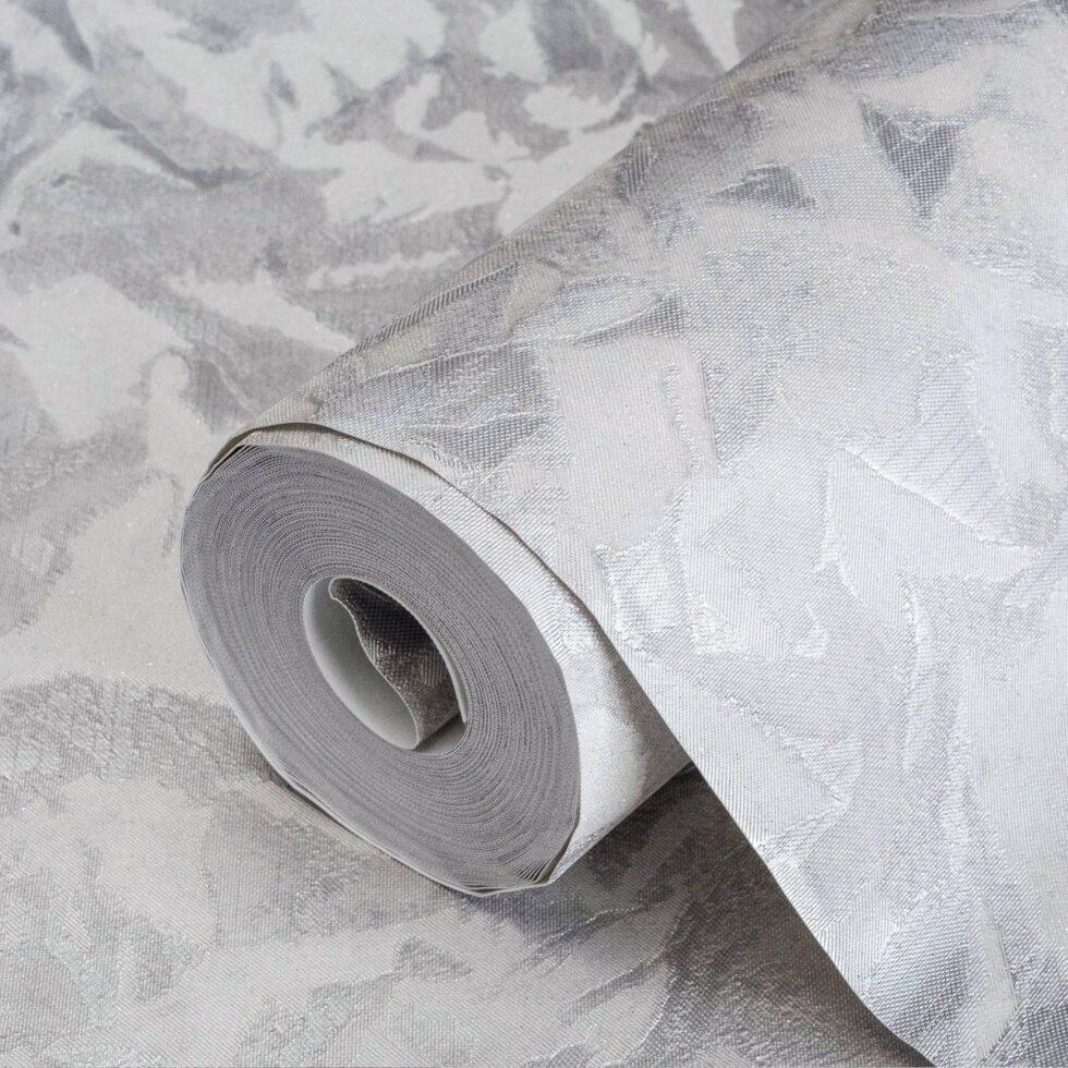 Abstract fabric folds inspired pattern wallpaper Gray Code 7806-5