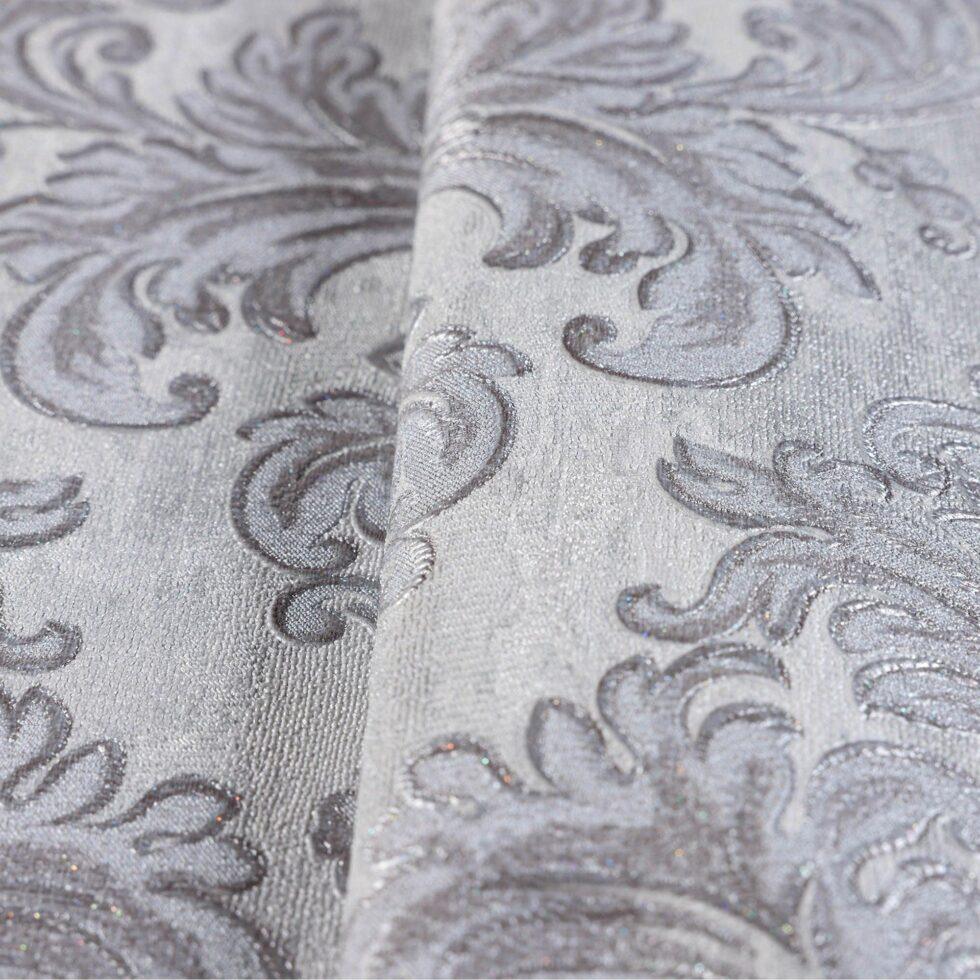 Rich baroque damask pattern wallpaper Gray Code 7807-2 - Image 4