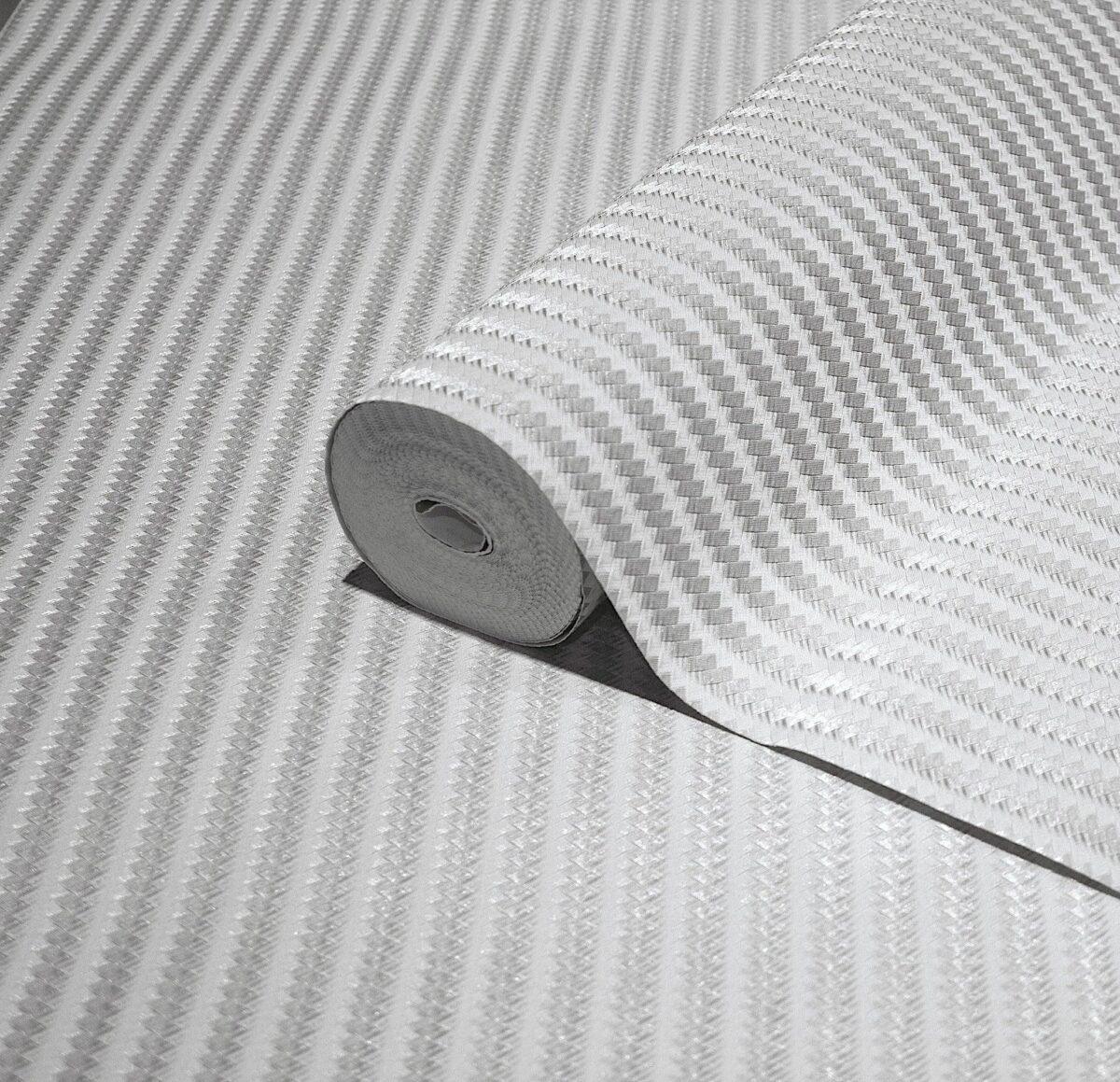 Modern Geometric Design Wallpaper Silver Code 23206-3 - Image 1