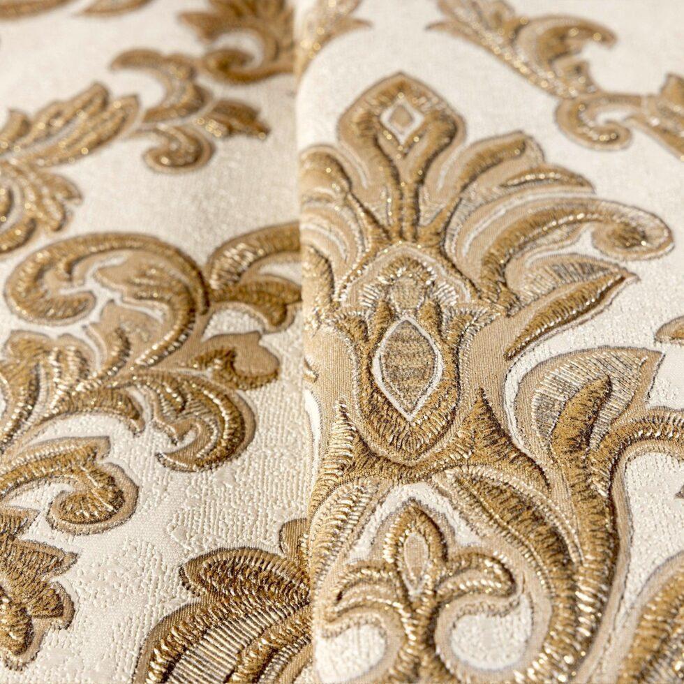 Rich Damask Design Wallpaper Gold Code 1405-5 - Image 3