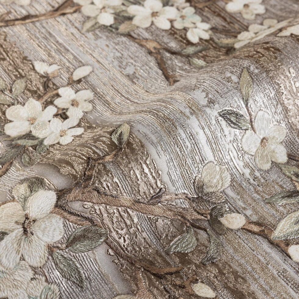 Floral Design Wallpaper Brown Code 1505-4 - Image 4