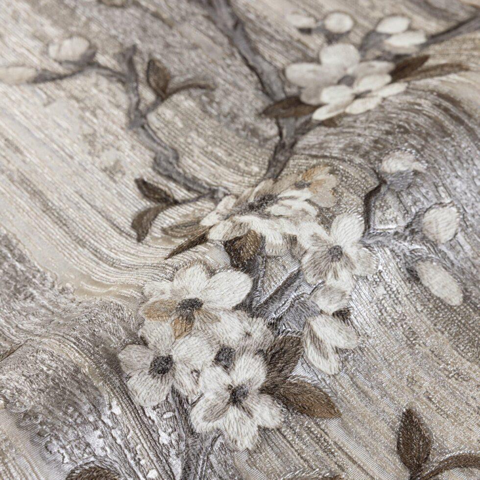 Floral Design Wallpaper Gray Code 1505-3 - Image 3