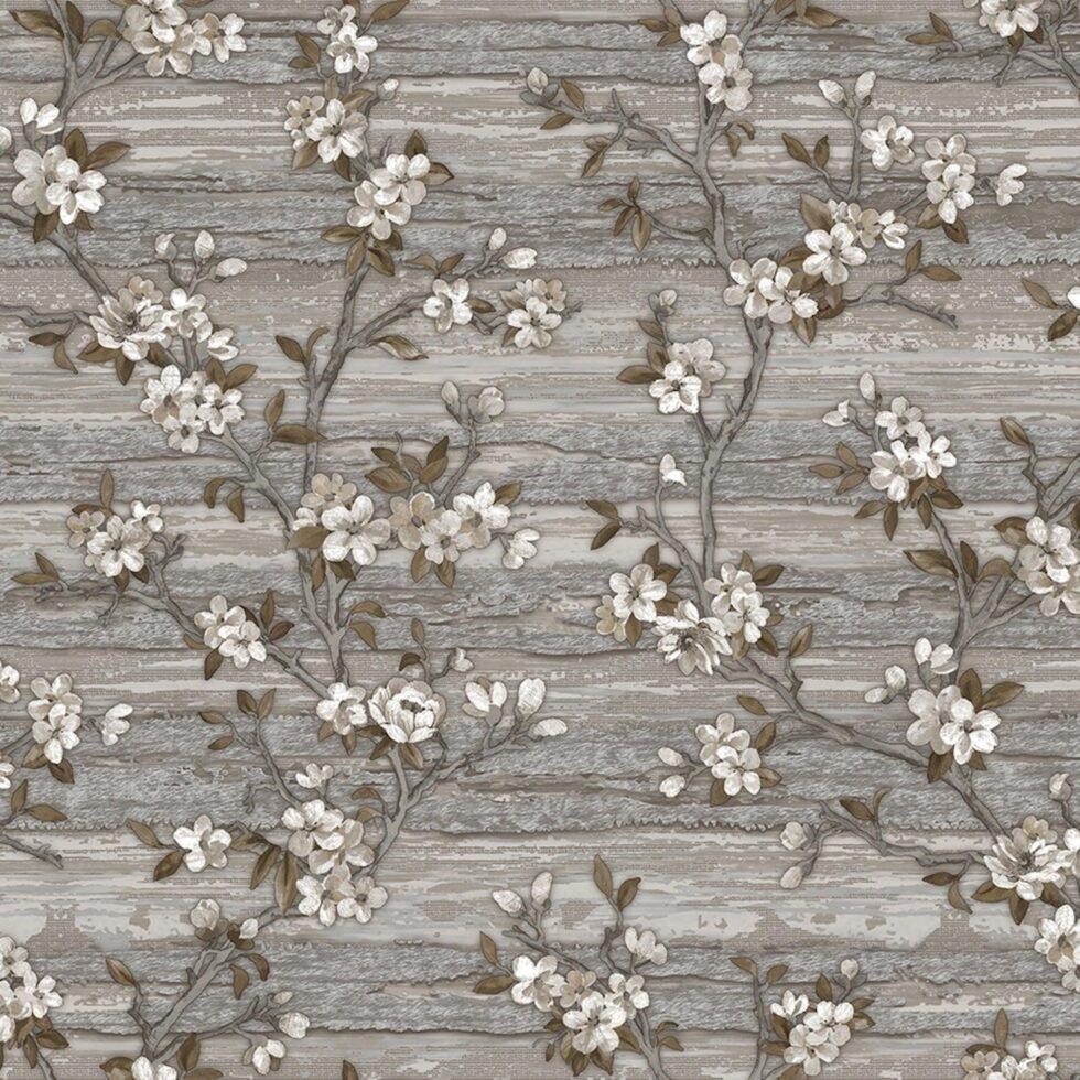 Floral Design Wallpaper Gray Code 1505-3 - Image 4