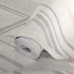 Geometric Wallpaper Gray Code 1205-3