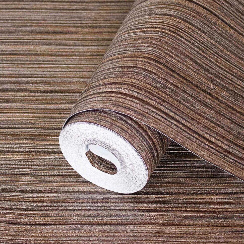 Striped Wallpaper Brown Code 1212-3