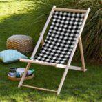 Code - SZL18 - White, Black Deck Chair Collection