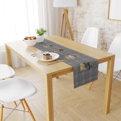 Code TR117 - Table Runner Collection Gray