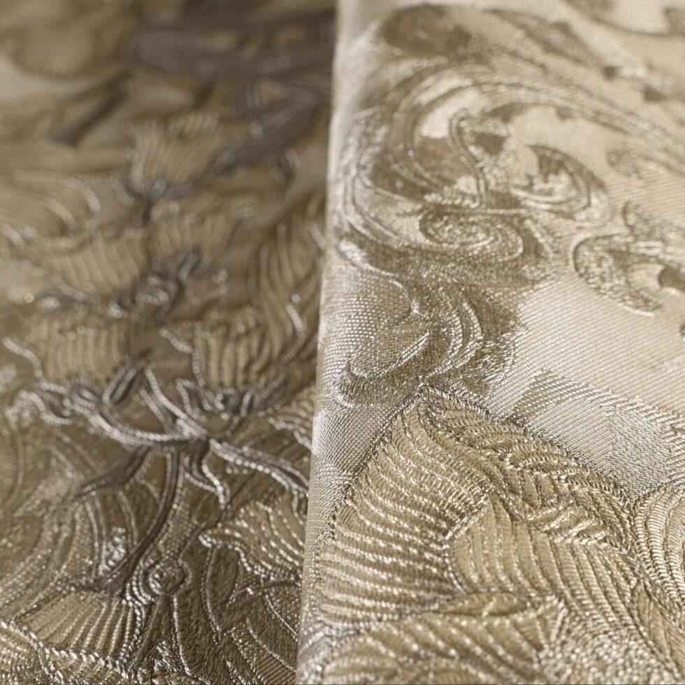 Floral detailed Rococo damask pattern wallpaper Brown Code 7805-3 - Image 4