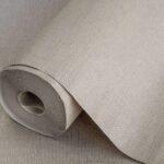 Rough Linen Fabric Texture Wallpaper Brown Code 3716-6