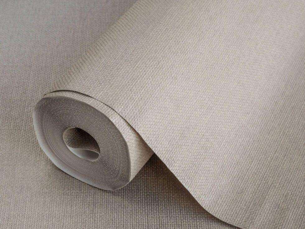 Rough Linen Fabric Texture Wallpaper Brown Code 3716-6