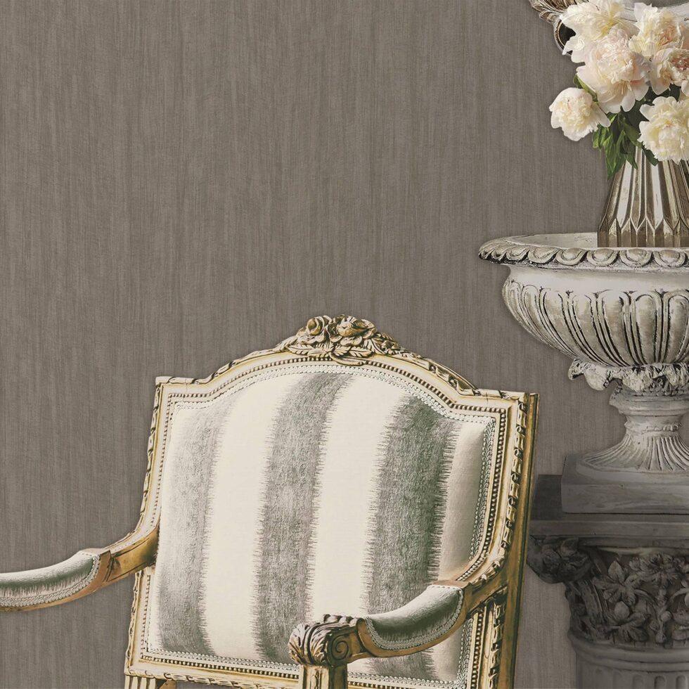 Linen Textile Inspired Subtle Texture Pattern Wallpaper Brown Code 3700-5 - Image 2