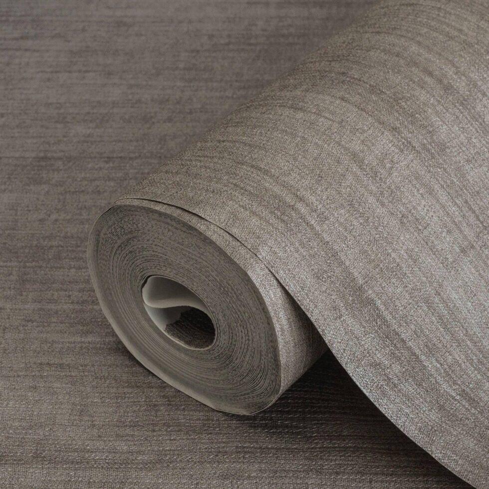 Linen Textile Inspired Subtle Texture Pattern Wallpaper Brown Code 3700-5