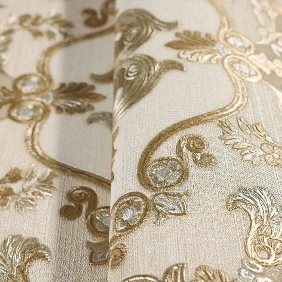 Damask Design Wallpaper Cream Code 1301-4 - Image 3