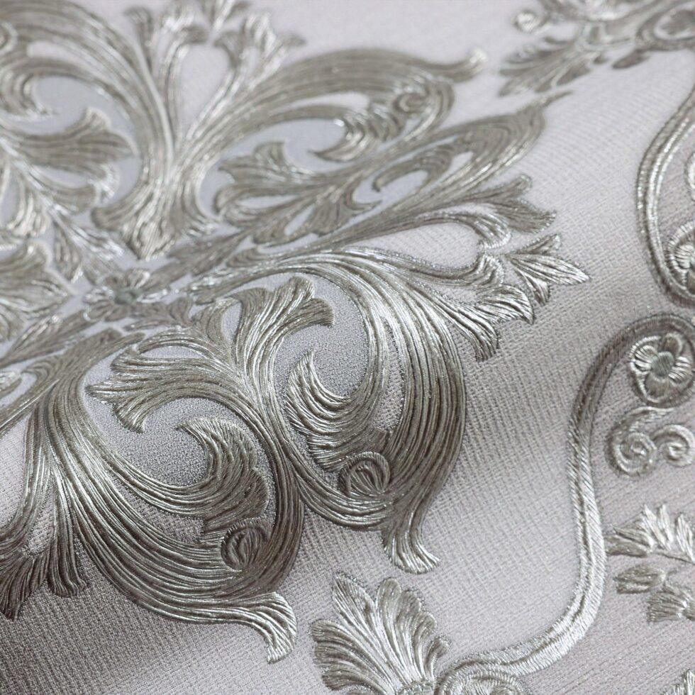 Damask Design Wallpaper Gray Code 1301-3 - Image 5