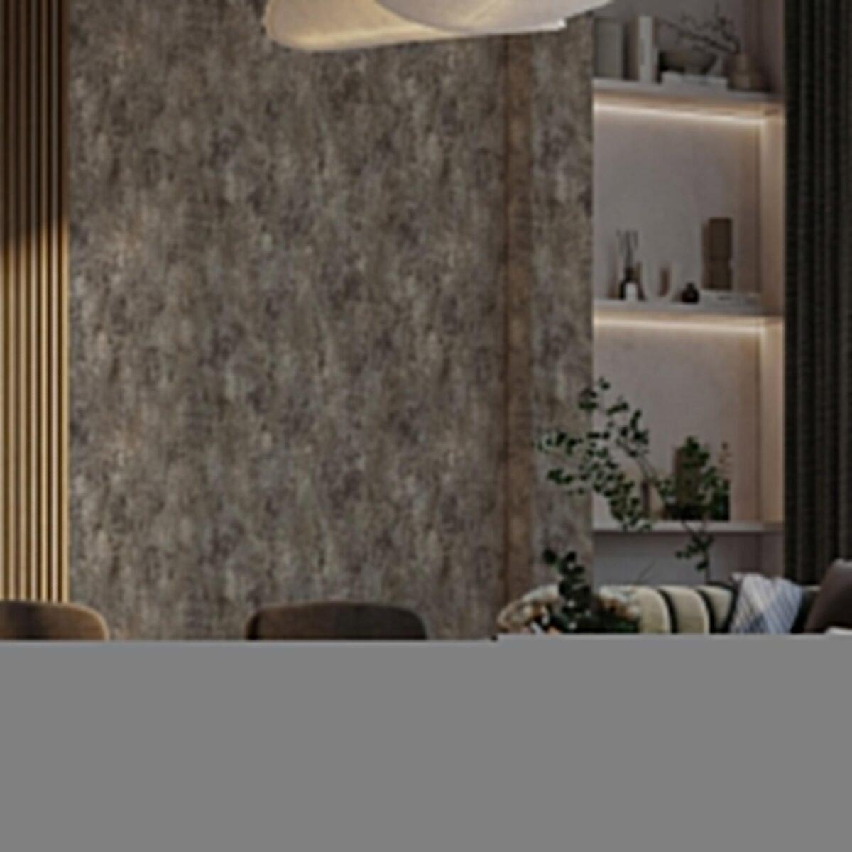 Modern Plain Design Wallpaper Brown Code 23111-6 - Image 2