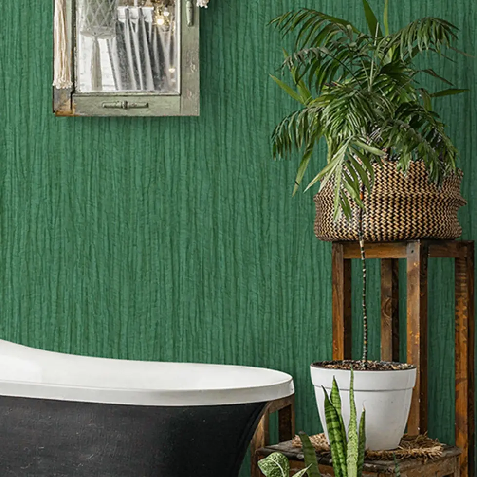 Plain Wallpaper Green Code 1313-4 - Image 2