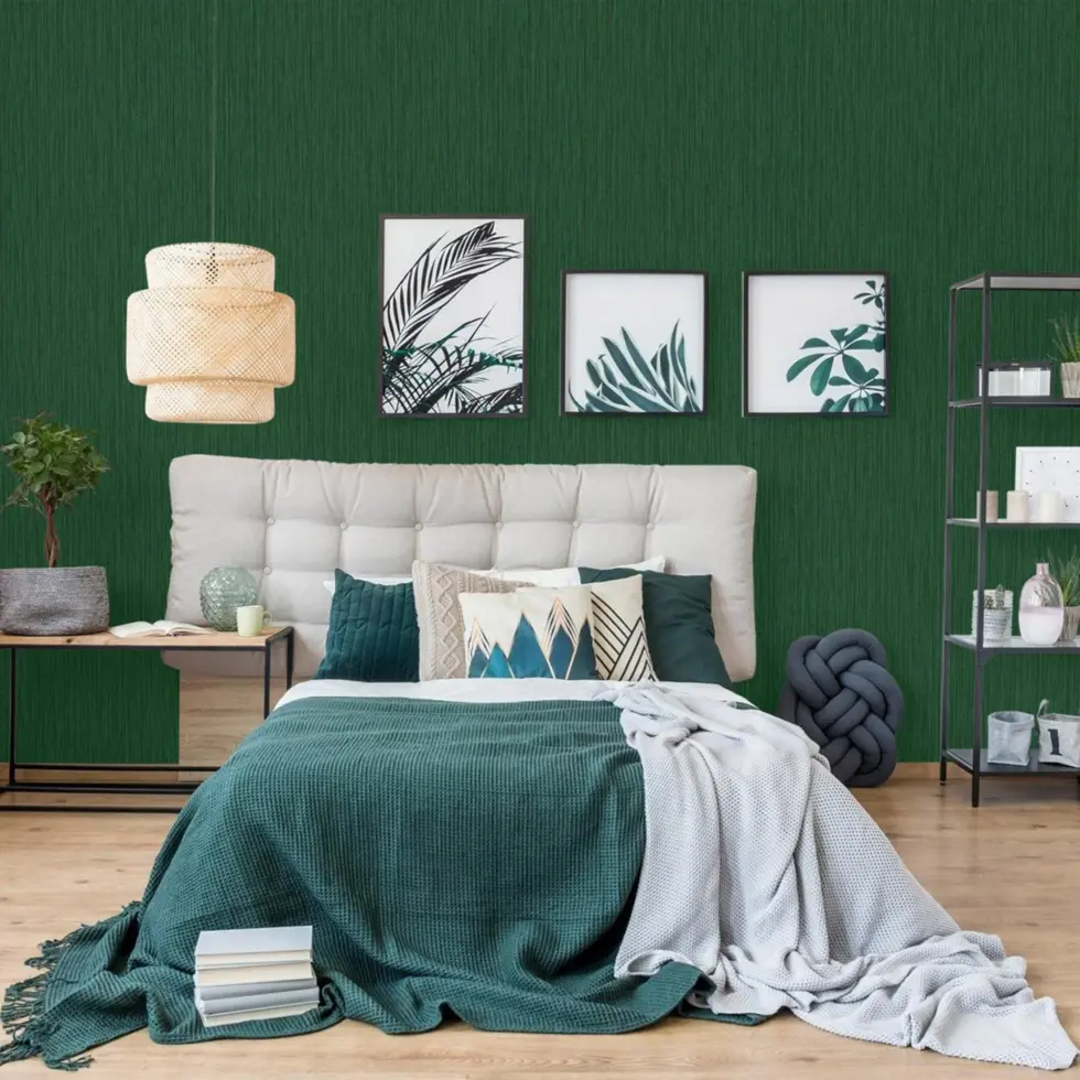 Plain Wallpaper Green Code 1313-4 - Image 5