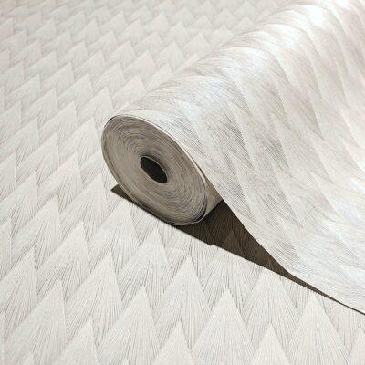 Geometric Design Wallpaper White Code 23202-1